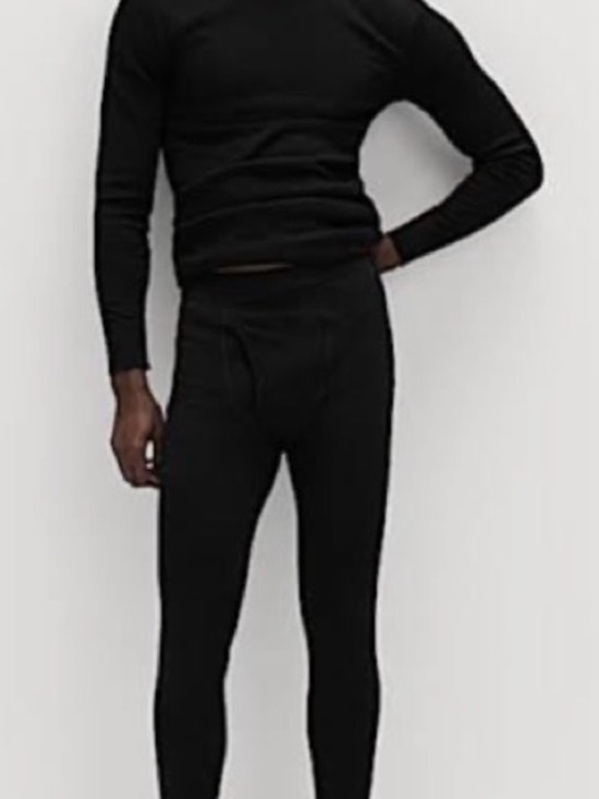 Market & Spruce Other - Market & Spruce Black Crewneck Thermal Sweater